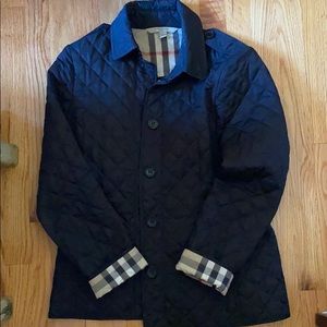 Like new Burberry Quilted Check Jacket